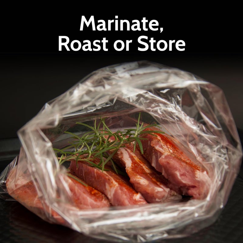 PanSaver Roasting Bag - Cooking Bags for Oven - Turkey Cooking Bag with Ties - Helps Keep Food Moist - Durable Nylon Bag - Easy Cleanup - 19 x 23.5 Inches  2 Count - Image 5